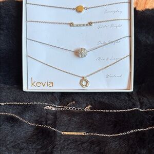 Kevia Frederick Gold silver Necklace Set for Women